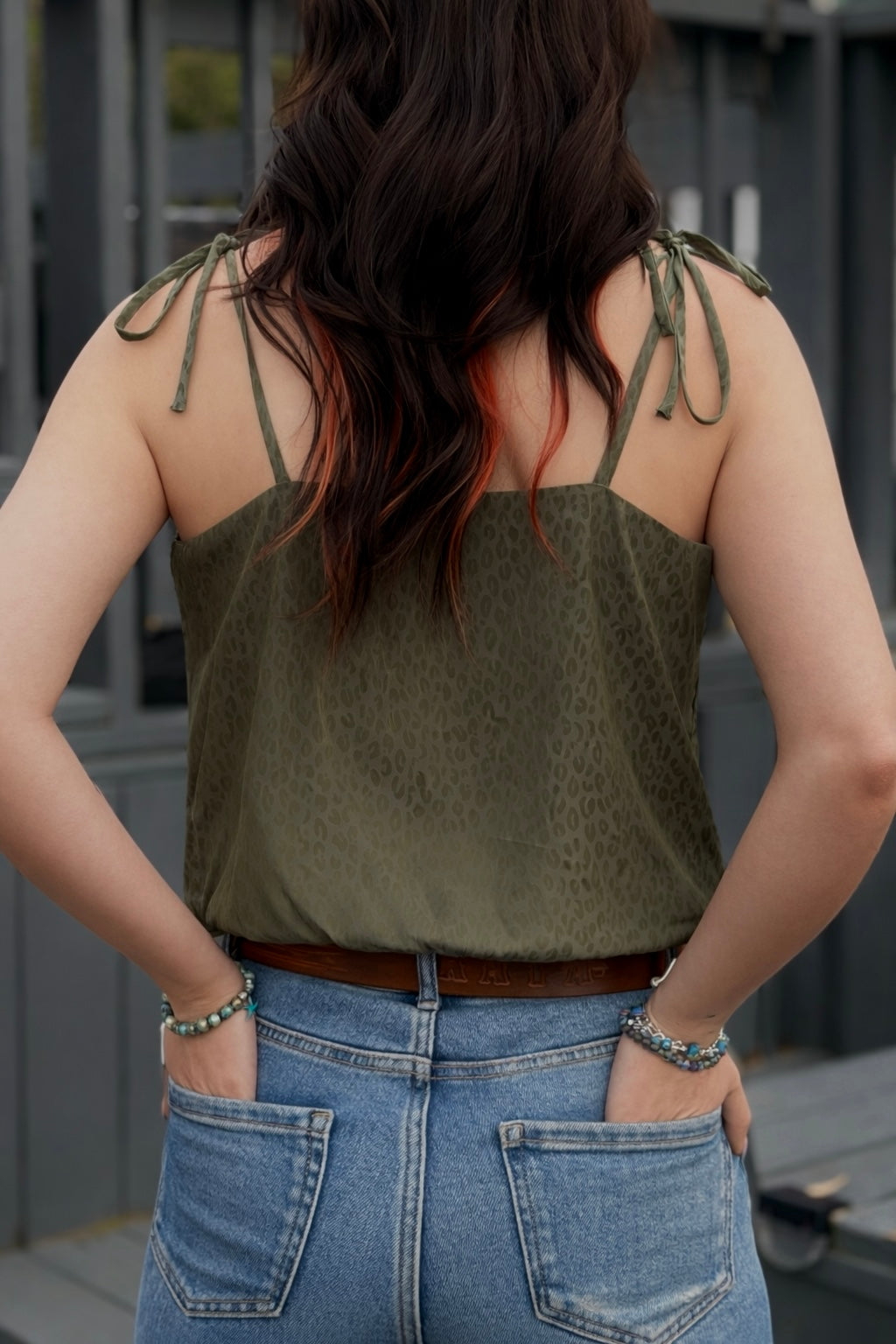 Our Olive Cheetah Print Body Suit