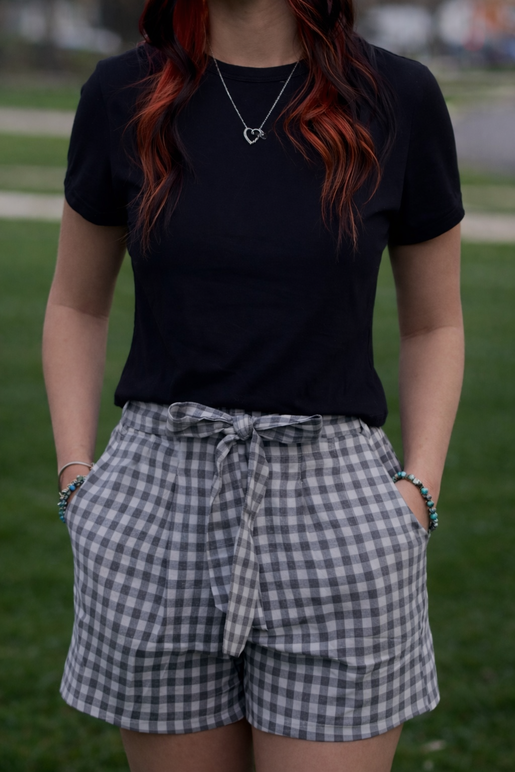 Our Gingham High Waisted Shorts