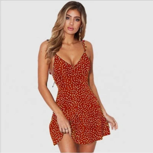 Our Spaghetti Strap Mini Dress