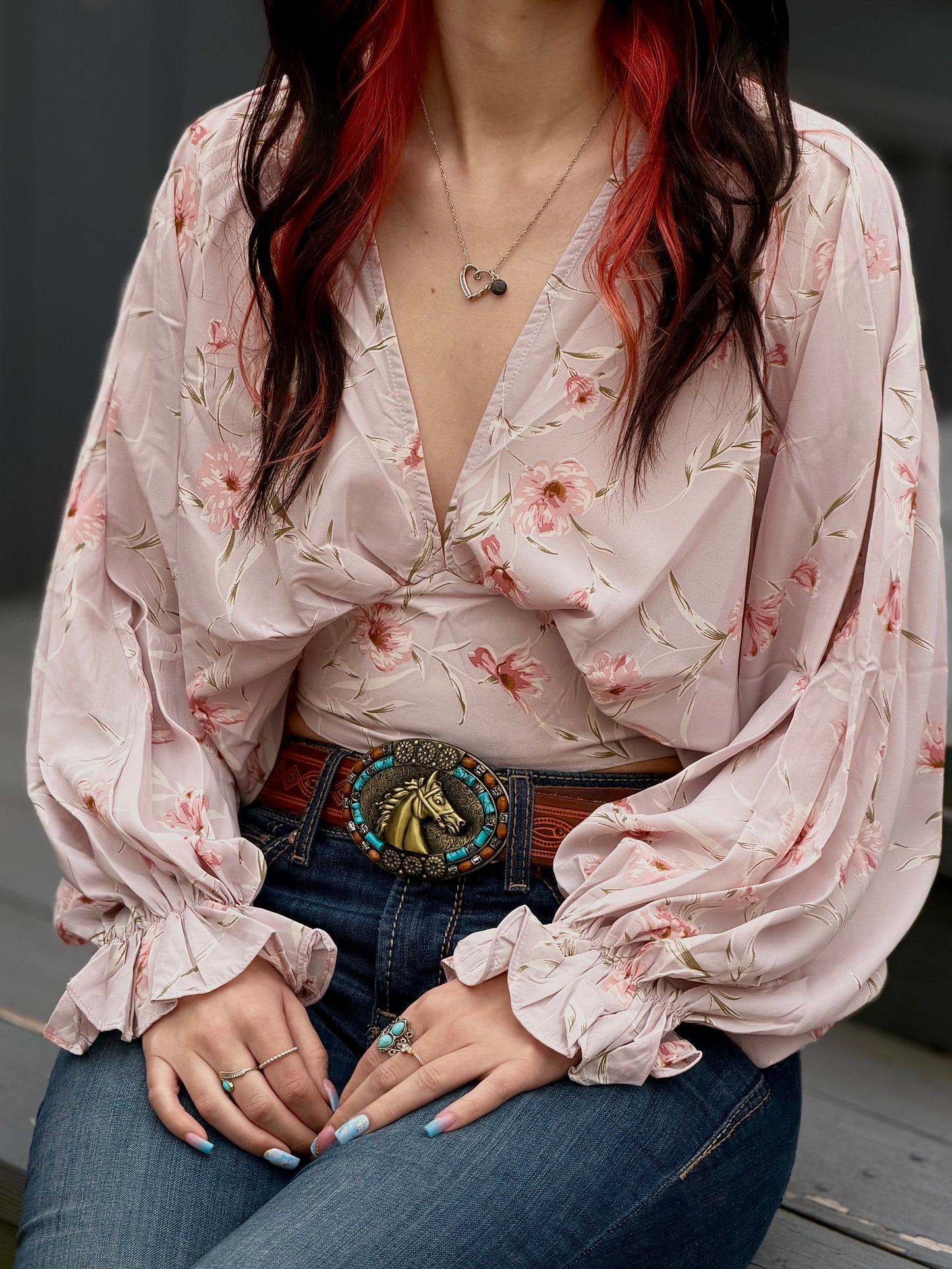 Our Floral Blouse Long Sleeve