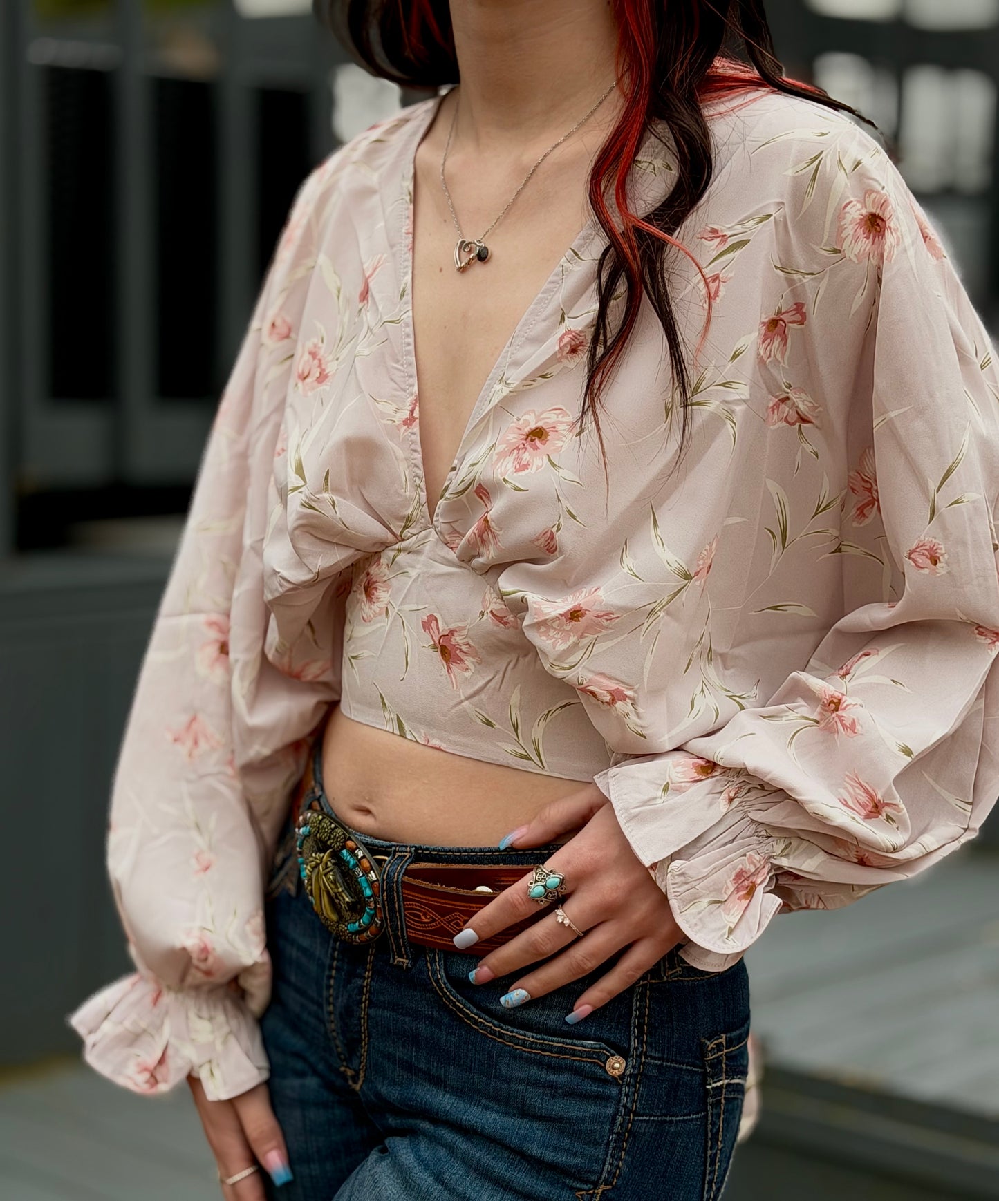 Our Floral Blouse Long Sleeve
